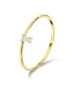 Minimalist Designed Silver Ring NSR-4063